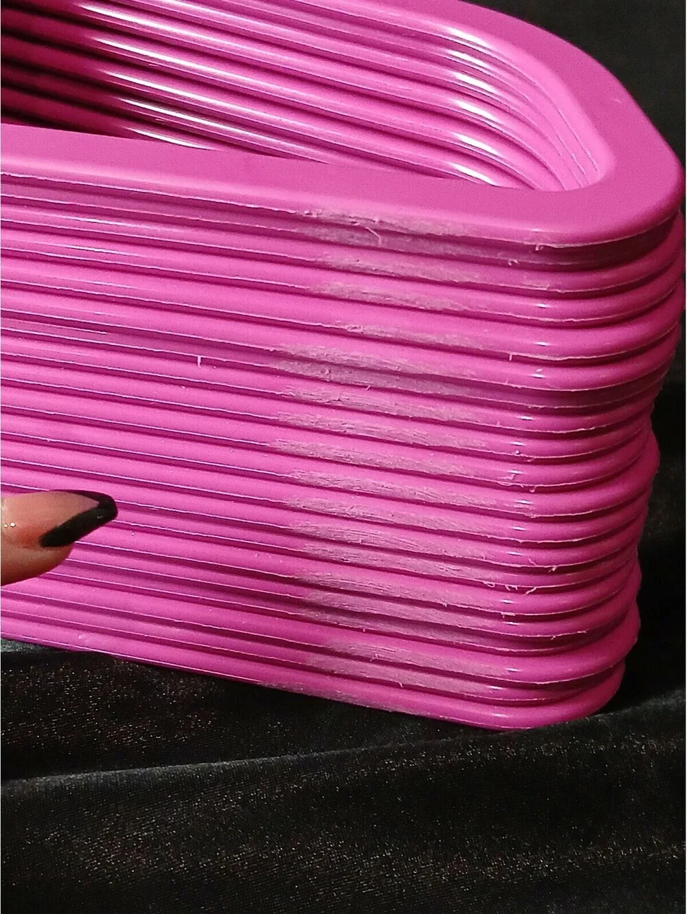 Juicy Couture Heart Hangers Set of 20 Pink Barbiecore Kawaii Y2K Organization